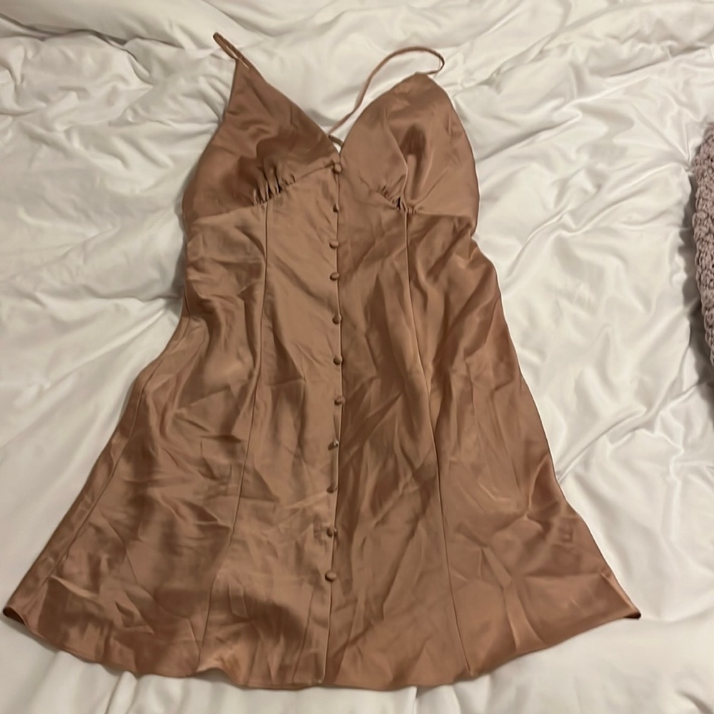 ASOS silk slip dress